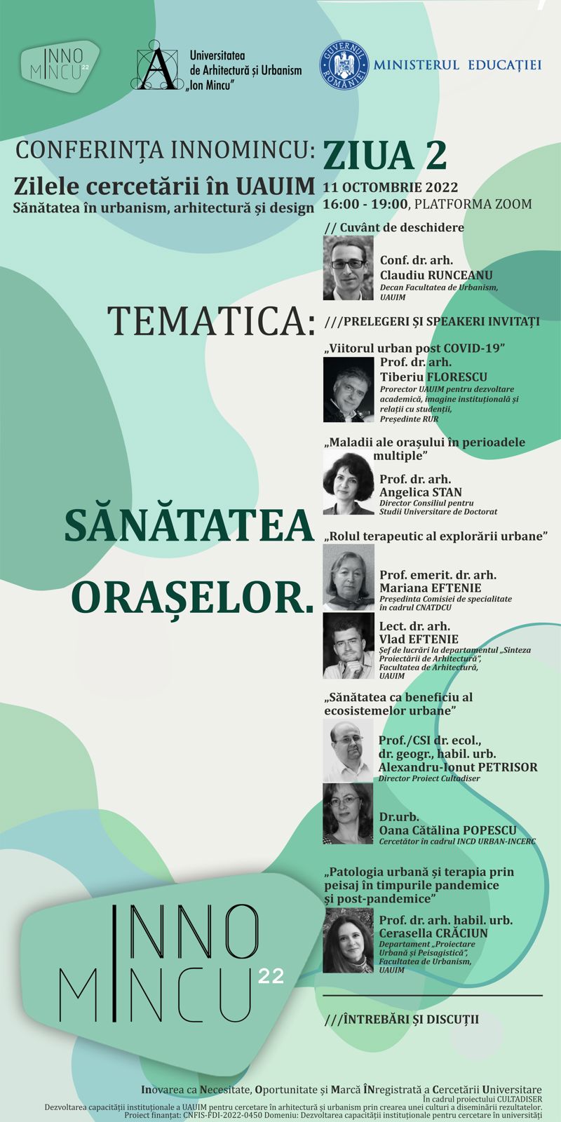 Poza produs Conferința INNOMINCU: Zilele cercetării în UAUIM 2022