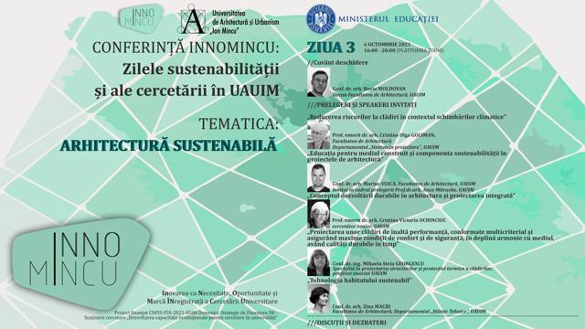 Poza produs Conferința INNOMINCU: Zilele sustenabilității și ale cercetării în UAUIM 2021