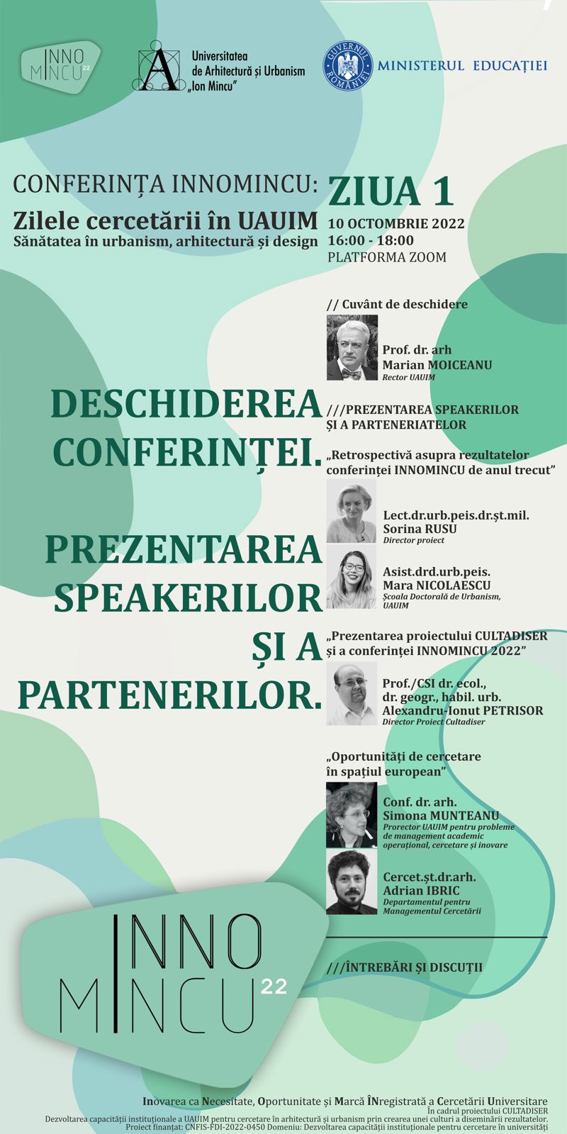 Poza produs Conferința INNOMINCU: Zilele cercetării în UAUIM 2022