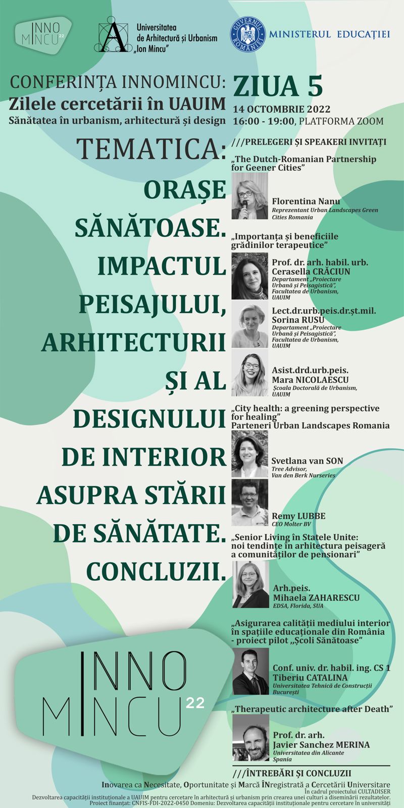 Poza produs Conferința INNOMINCU: Zilele cercetării în UAUIM 2022
